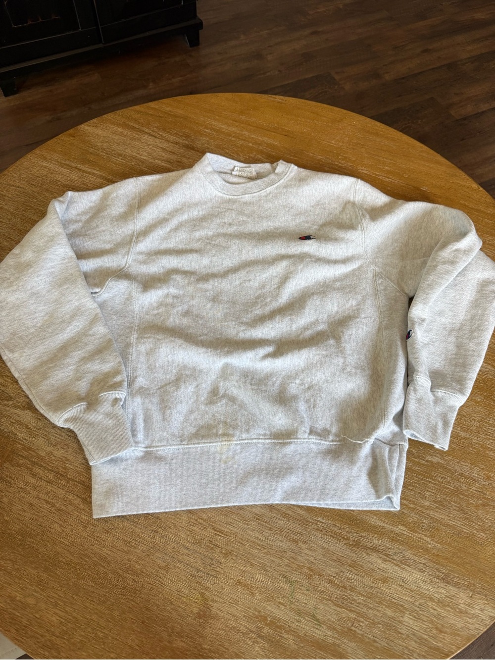 Champion reverse weave gray Crewneck Sweatshirt - Classic Men’s Sweater